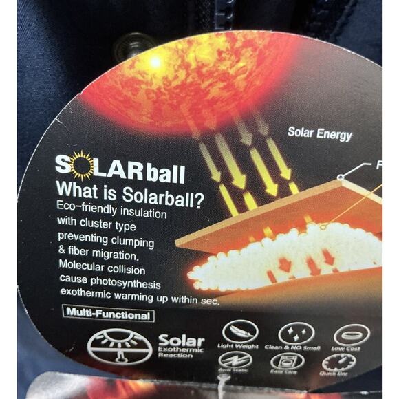 Swiss Tech Puffer Jacket Dark Blue SIZE Small BNWT Balaclava Removable Hood - Picture 9 of 11